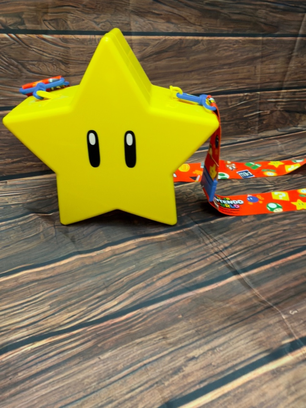 Super Nintendo World Mario Star Popcorn Bucket LED Light Universal Studios